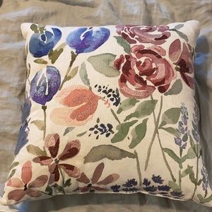 Floral pillow
